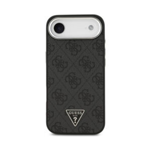 Coque iPhone Air Guess 4G Triangle Logo MagSafe noire — visuel 3