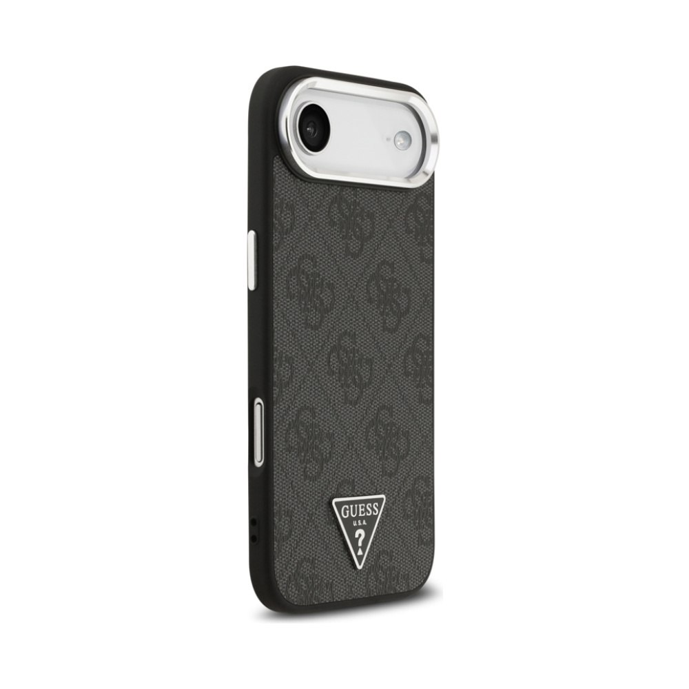 Coque iPhone Air Guess 4G Triangle Logo MagSafe noire — visuel 4