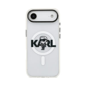 Coque iPhone Air Karl Lagerfeld IML Karl Sketch Logo MagSafe transparente — visuel 3