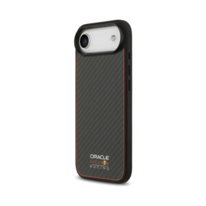 Coque iPhone Air Red Bull Kevlar Logo Matt MagSafe noire — visuel 2