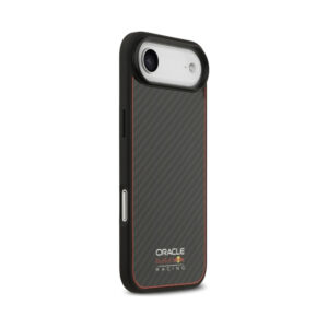 Coque iPhone Air Red Bull Kevlar Logo Matt MagSafe noire — visuel 4