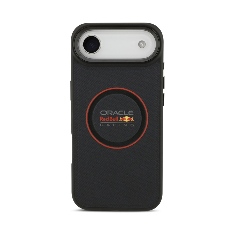 Coque iPhone Air Red Bull Meshed Red Ring & Metal Buttons MagSafe bleu marine — visuel 3