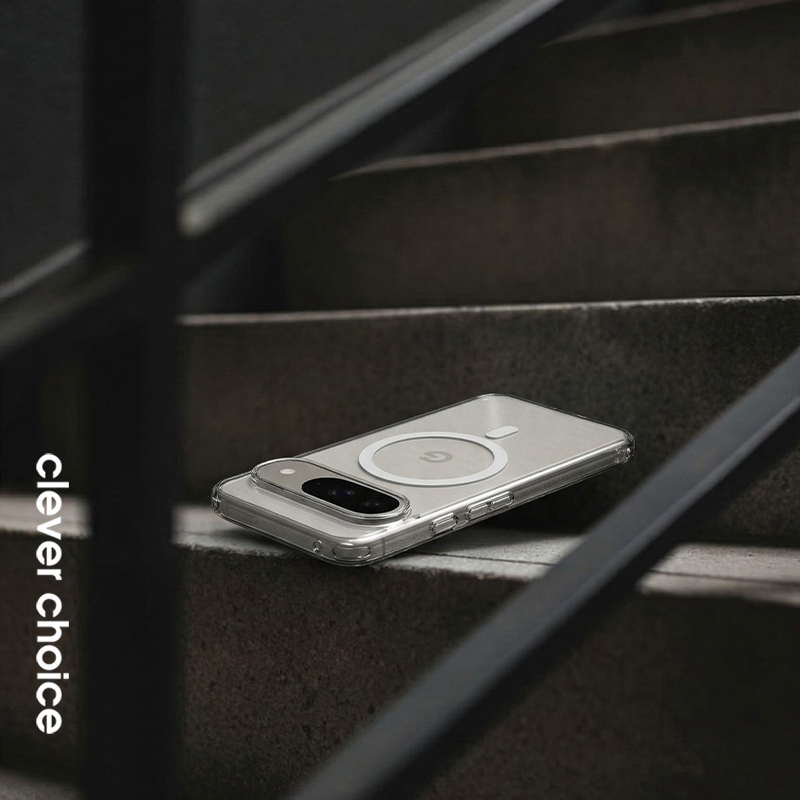 Coque Xiaomi 15T Hybrid Clear Magnetic Crong Transparent — visuel 4