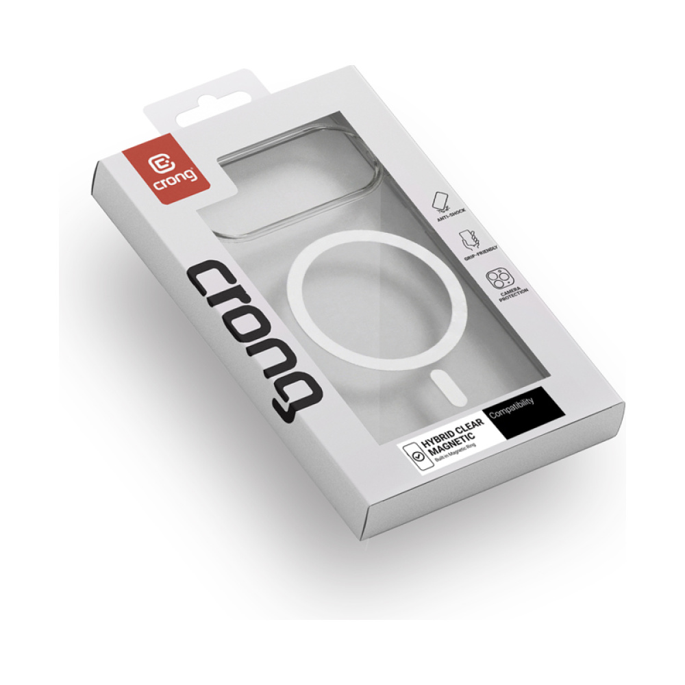 Coque Xiaomi 15T Hybrid Clear Magnetic Crong Transparent — visuel 5