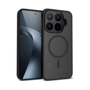 Coque Xiaomi 17T Hybrid Matte Magnetic Crong Noir