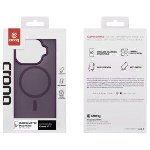 Coque Xiaomi 17T Hybrid Matte Magnetic Crong Violet — visuel 4