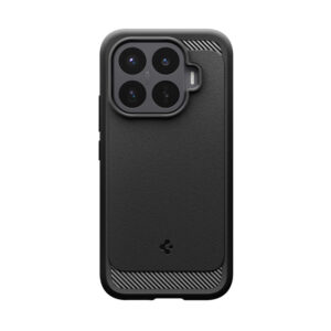 Coque Rugged Armor Spigen pour Xiaomi 17T Pro noir mat