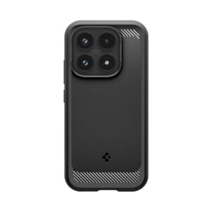 Coque Rugged Armor Spigen pour Xiaomi 17 noir mat — visuel 2