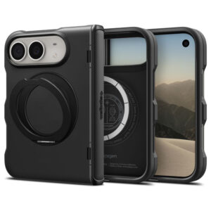 Coque iPhone Duo Spigen Slim Armor Pro S MagFit Noir