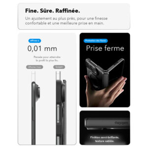Coque iPhone Duo Spigen Slim Armor Pro S MagFit Noir — visuel 12