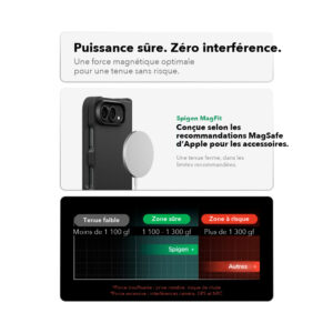 Coque iPhone Duo Spigen Tough Armor Pro MagFit Noir — visuel 11