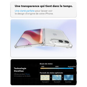 Coque iPhone Duo Spigen Ultra Hybrid Pro Transparente — visuel 6