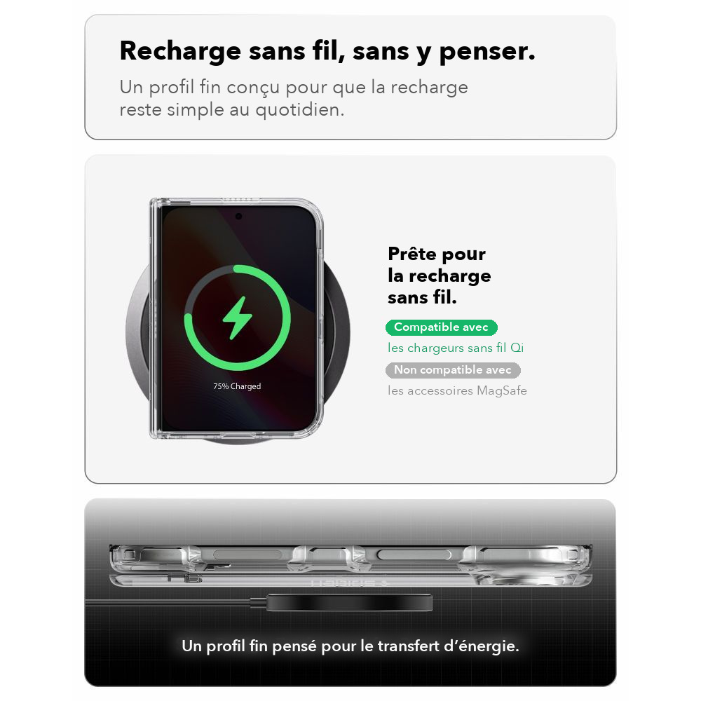 Coque iPhone Duo Spigen Ultra Hybrid Pro Transparente — visuel 8