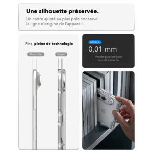 Coque iPhone Duo Spigen Ultra Hybrid Pro Transparente — visuel 9