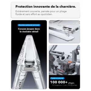 Coque iPhone Duo Spigen Ultra Hybrid Pro MagFit Blanc — visuel 8