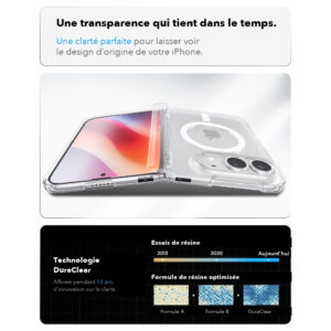 Coque iPhone Duo Spigen Ultra Hybrid Pro MagFit Blanc — visuel 9
