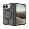 Coque iPhone Duo Spigen Ultra Hybrid Pro MagFit Noir givré
