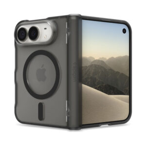 Coque iPhone Duo Spigen Ultra Hybrid Pro MagFit Noir givré