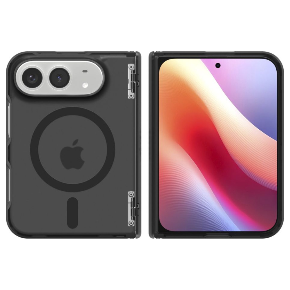 Coque iPhone Duo Spigen Ultra Hybrid Pro MagFit Noir givré — visuel 3
