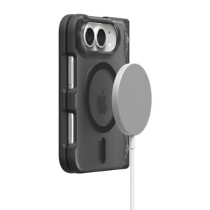 Coque iPhone Duo Spigen Ultra Hybrid Pro MagFit Noir givré — visuel 5