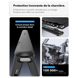 Coque iPhone Duo Spigen Ultra Hybrid Pro MagFit Noir givré — visuel 9
